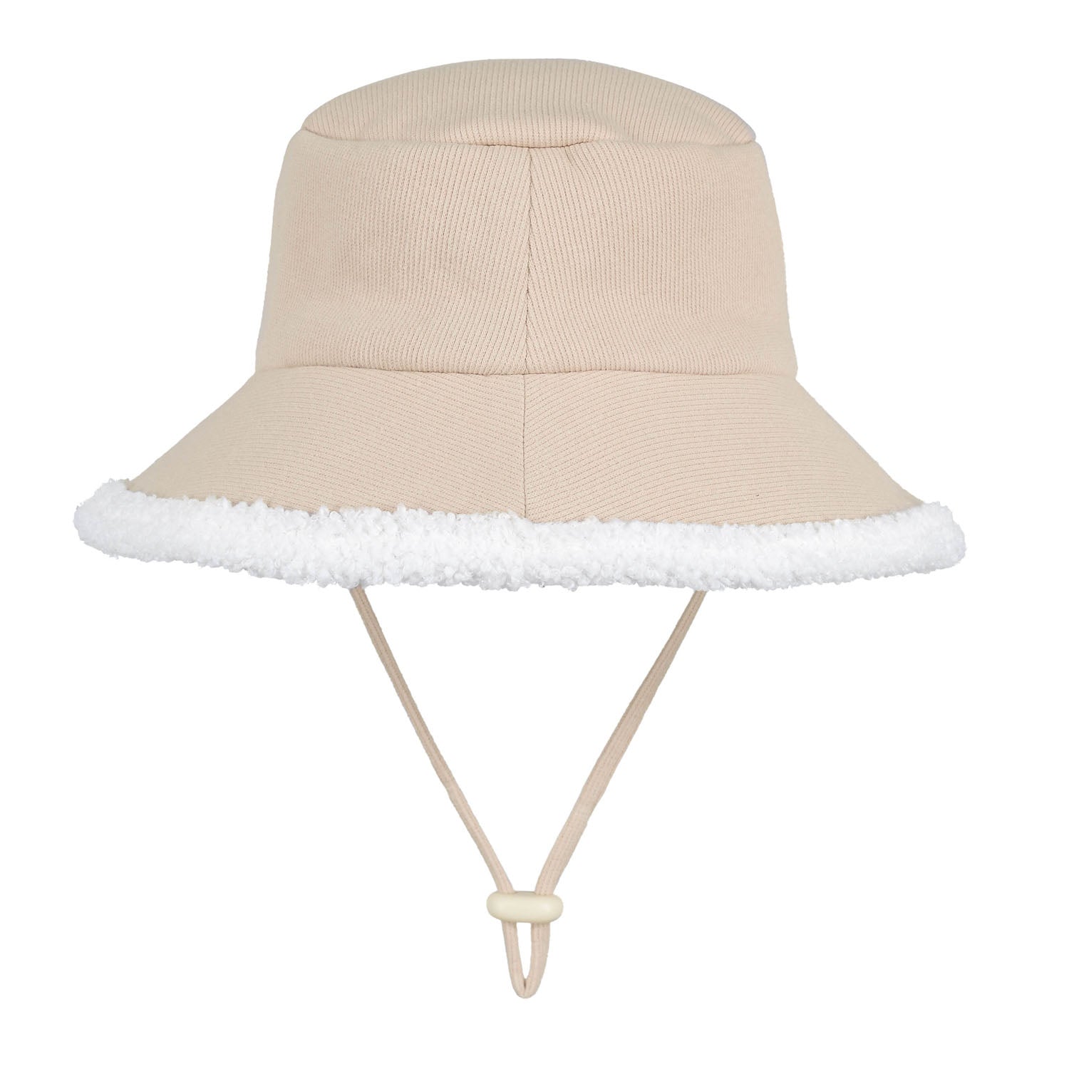 Rib Fleece Lined Bucket Hat (Oatmeal)