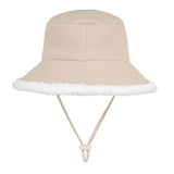 Rib Fleece Lined Bucket Hat (Oatmeal)