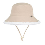 Rib Fleece Lined Bucket Hat (Oatmeal)