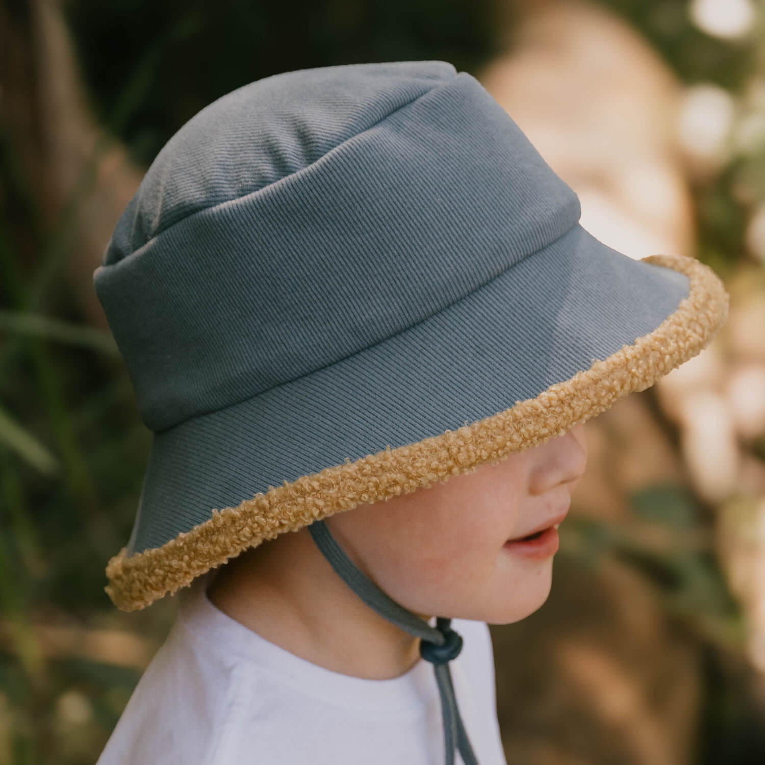 Rib Fleece Lined Bucket Hat (Shadow)
