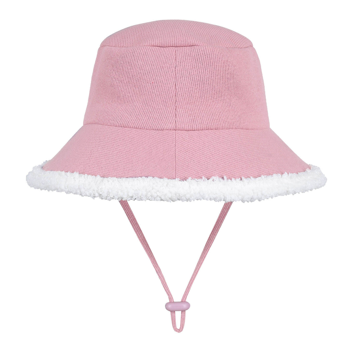 Rib Fleece Lined Bucket Hat (Rosewood)