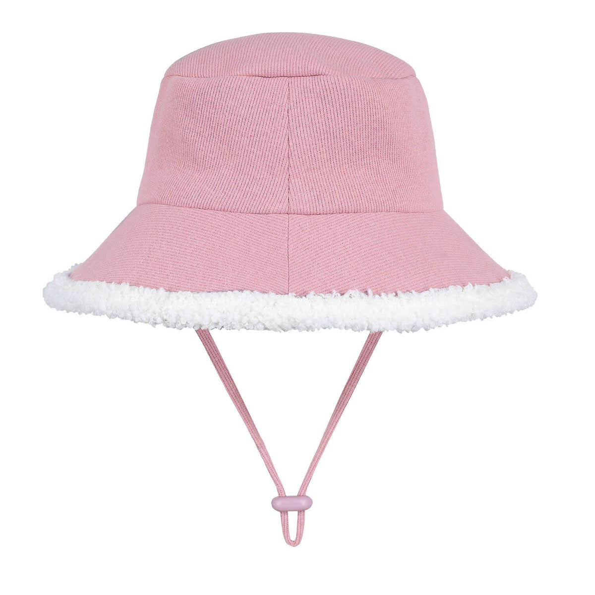 Rib Fleece Lined Bucket Hat (Rosewood)