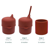 Sippie Cup Set (Rust)
