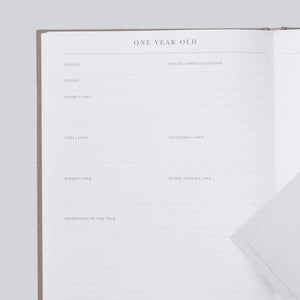 Baby Journal Birth to 5 Years (Oatmeal)