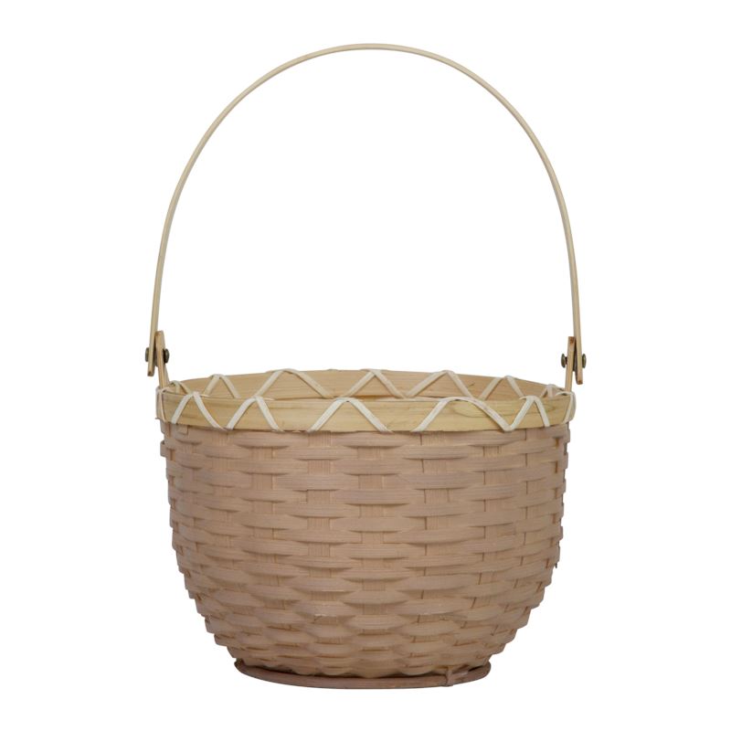 Small Blossom Basket - Light Grey