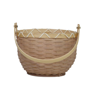 Small Blossom Basket - Light Grey