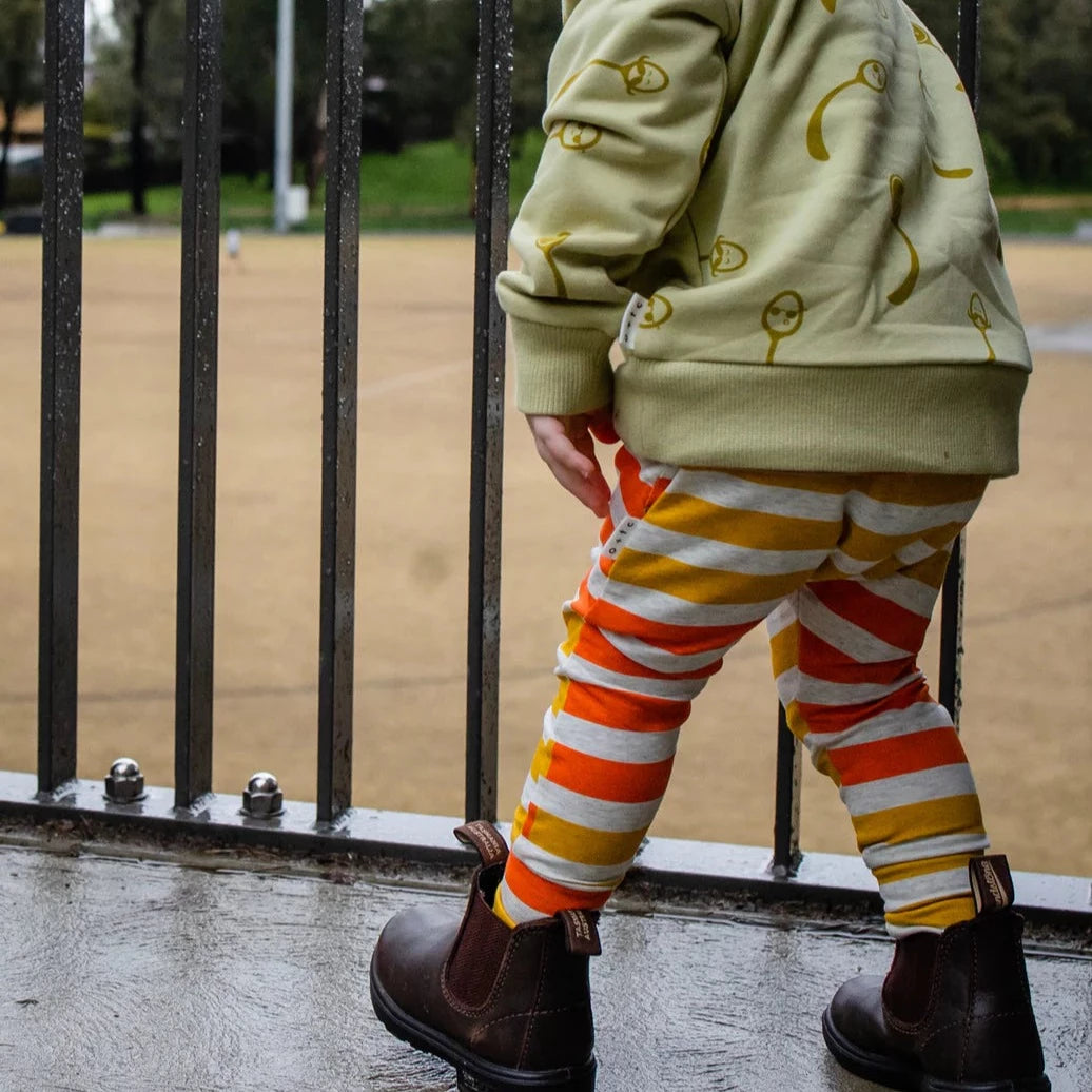 Duo Stripe Slim Fit Harem Pants