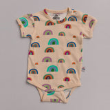 Rainbow SS Bodysuit (Oatmeal)