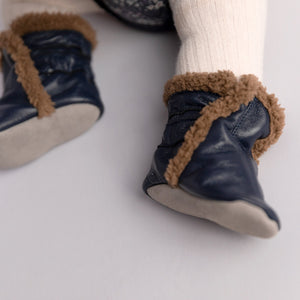 Baby & Toddler Fur Boots (Navy)