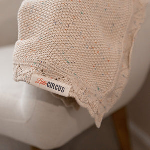 Speckled Baby Blanket (Beige)