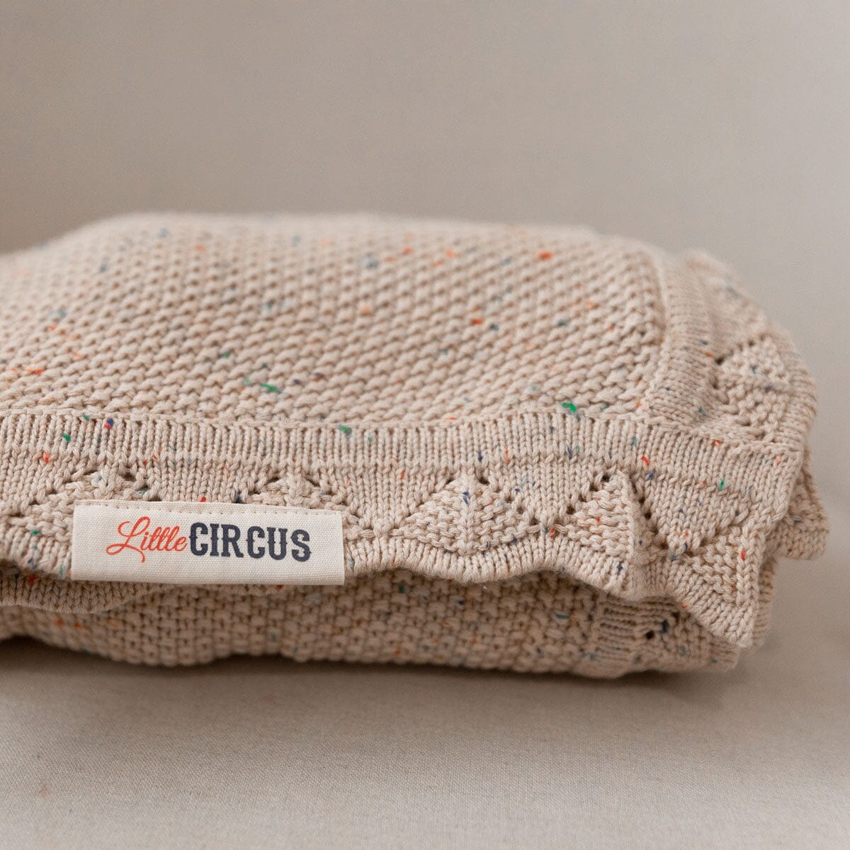 Speckled Baby Blanket (Beige)