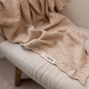 Speckled Baby Blanket (Beige)