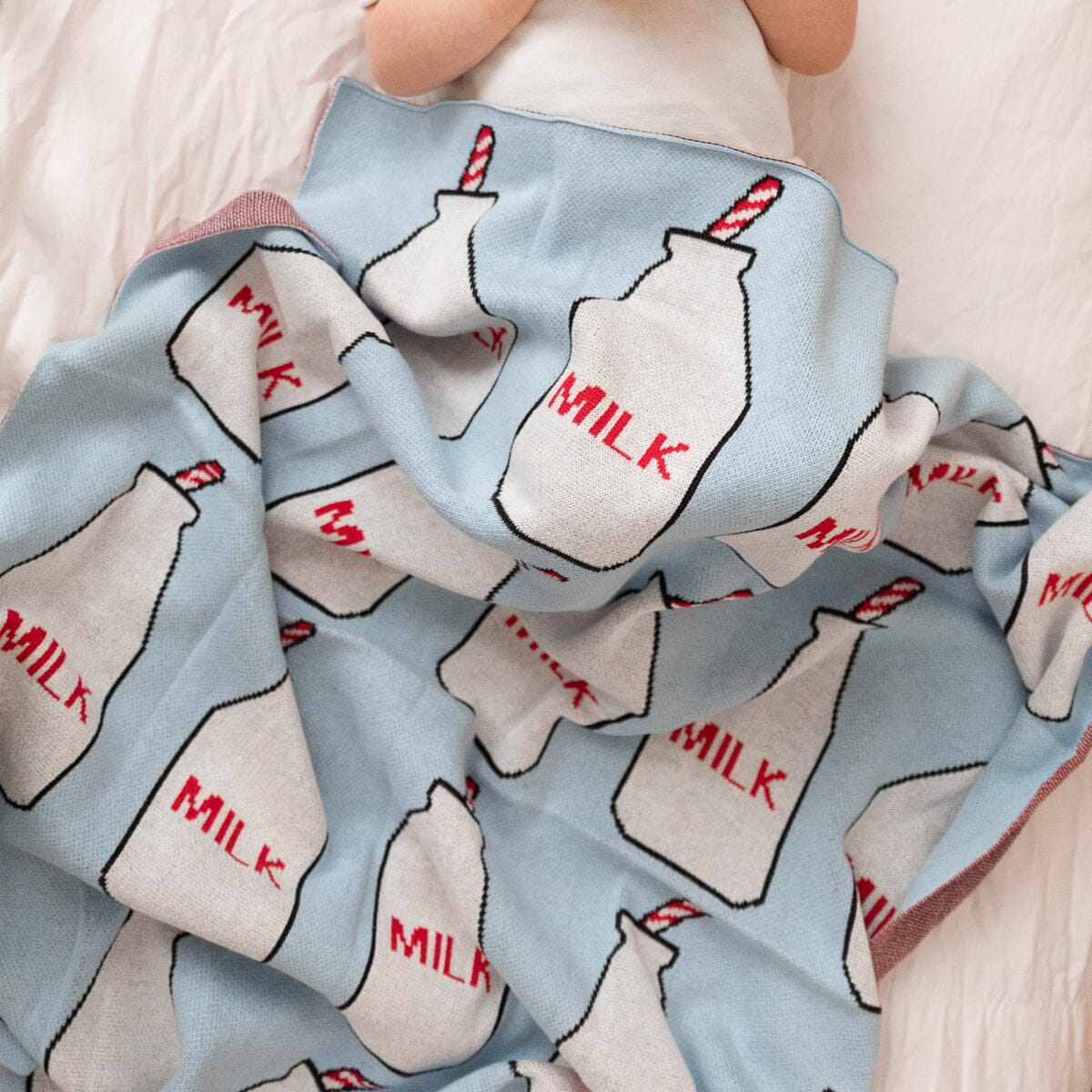 Milk Baby Blanket Kawaii Kids