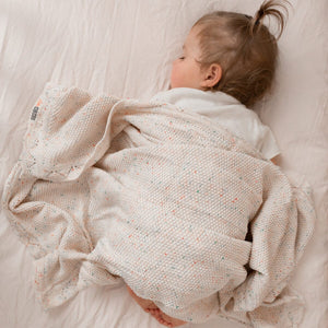 Speckled Baby Blanket (Cream)