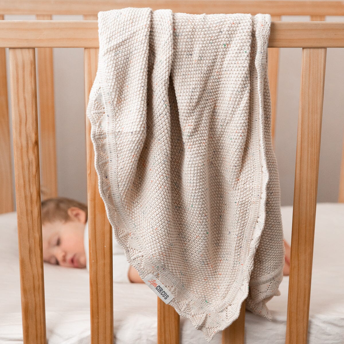 Speckled Baby Blanket (Cream)
