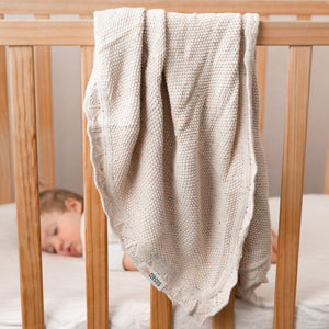 Speckled Baby Blanket (Cream)