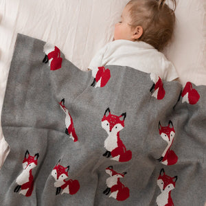 Fox Baby Blanket