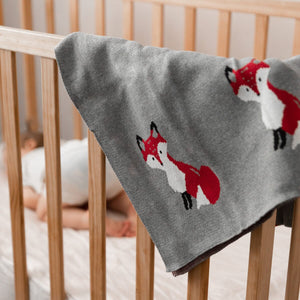 Fox Baby Blanket