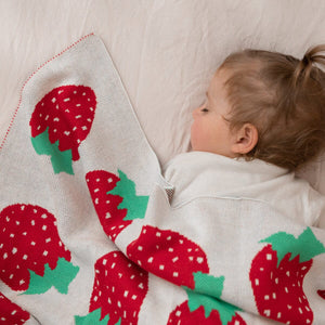Strawberry Baby Blanket