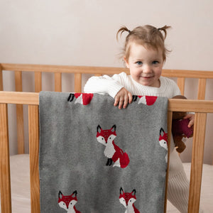 Fox Baby Blanket