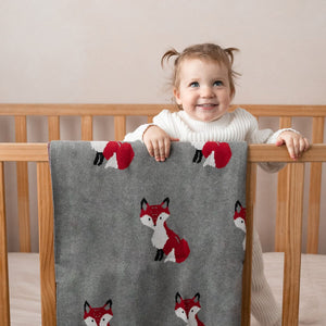 Fox Baby Blanket