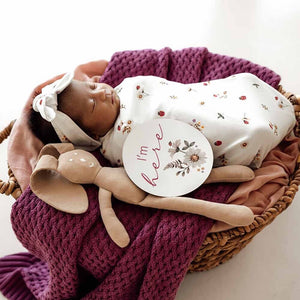 Ladybug Snuggle Swaddle & Topknot