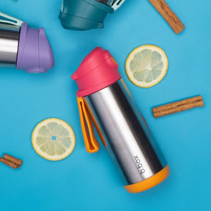 Insulated Sport Spout Bottle 500ml (Strawberry Shake)