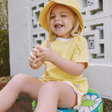 Sadie Waffle Shorts (Sunshine)