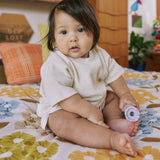 Sadie Waffle Shorts (Antique White)
