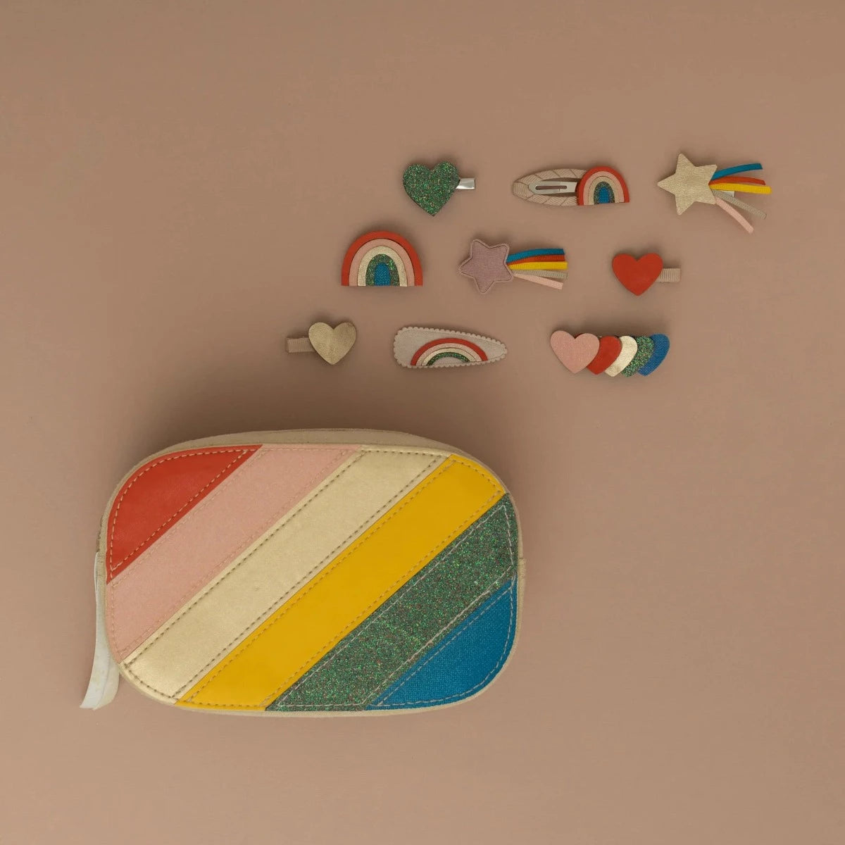 Rainbow Mabel Clips - Retro Rainbow