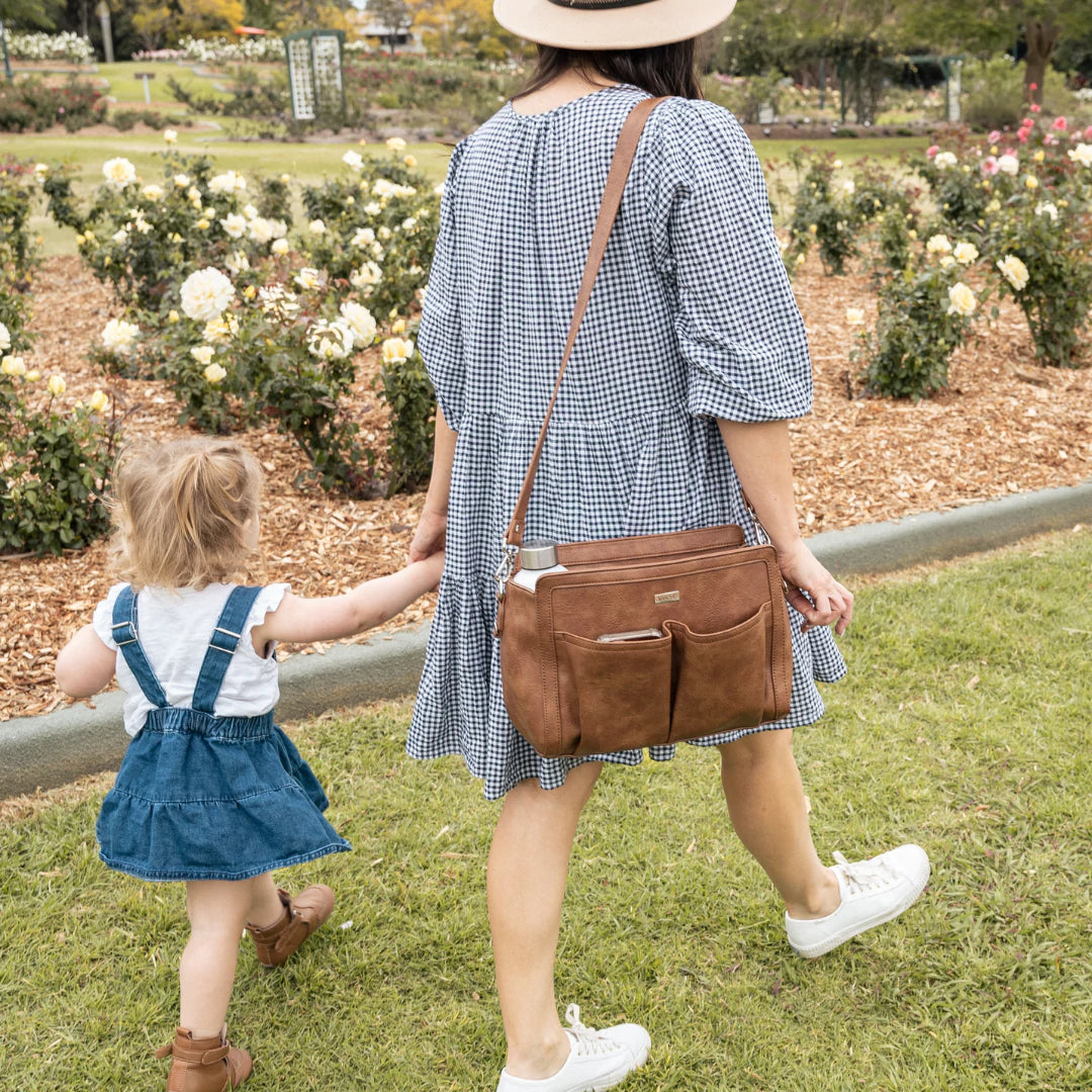 Amelia Convertible Pram Caddy (Tan)