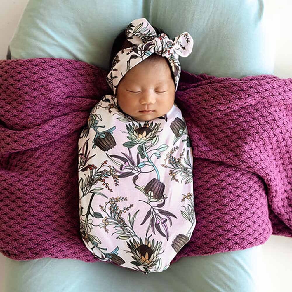 Banksia Snuggle Swaddle & Topknot