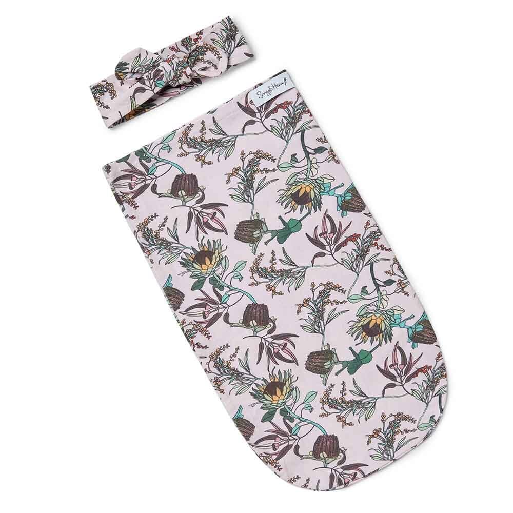 Banksia Snuggle Swaddle & Topknot
