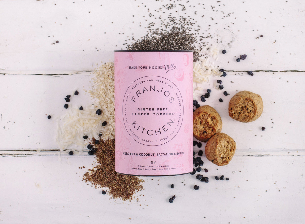 Currant & Coconut Lactation Biscuits (Gluten Free)