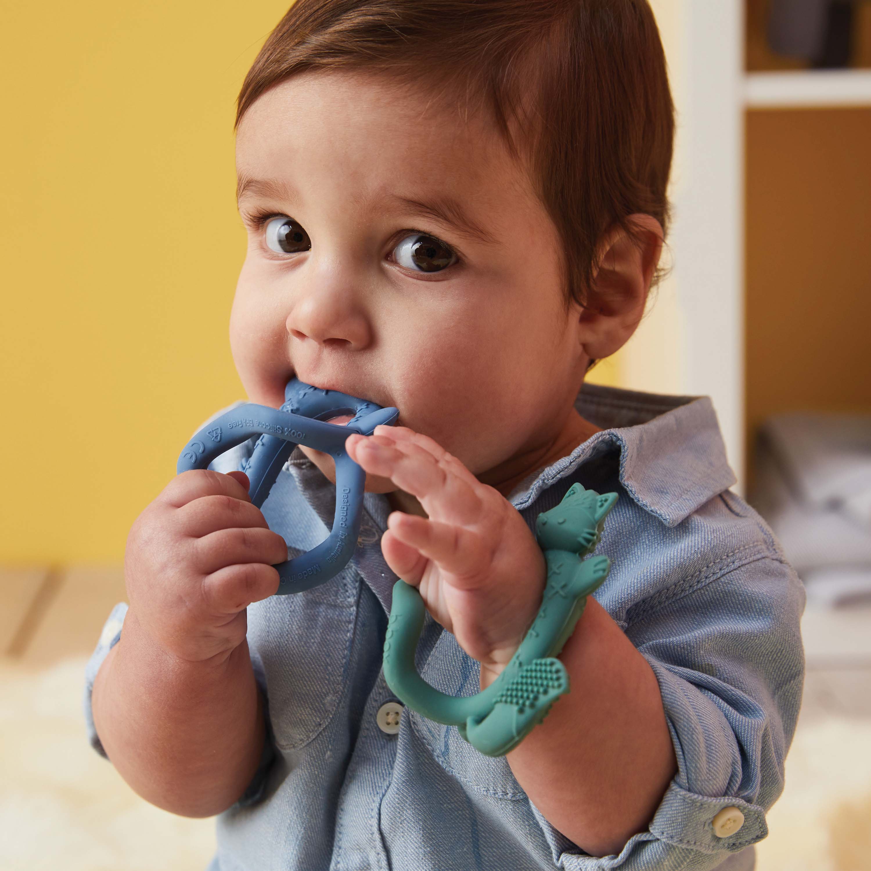 Peony Fox Wrist Teether