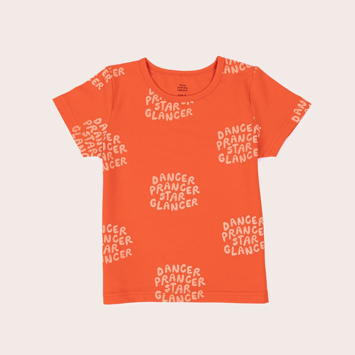 Prancer Dancer Star Glancer Tee (Fizzy Red)