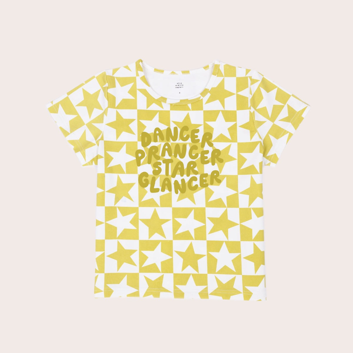 Prancer Dancer Star Glancer Tee (Yellow)