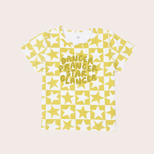 Prancer Dancer Star Glancer Tee (Yellow)