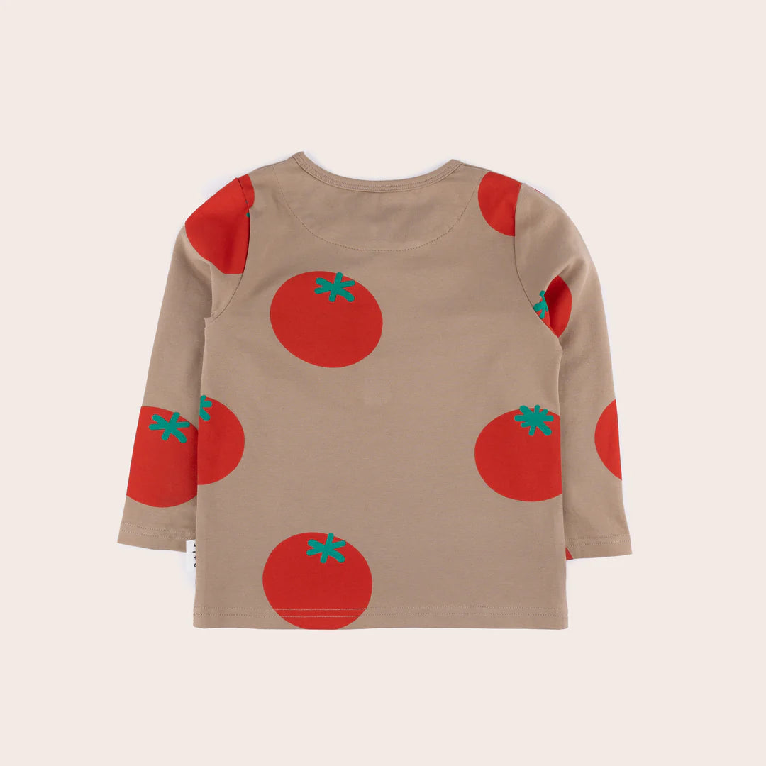 Garden Tomato Henley LS Tee