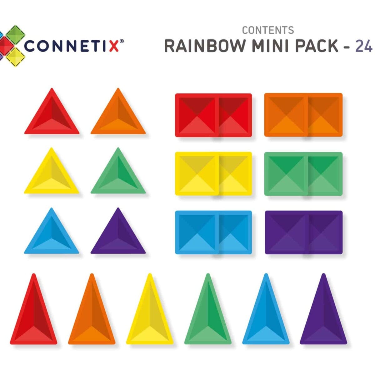 Rainbow Mini Pack 24 Piece