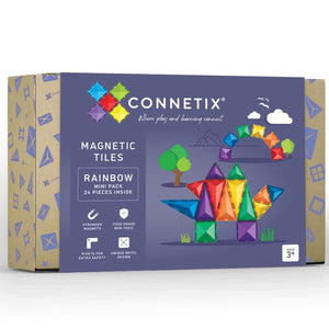 Connetix 24 Piece Rainbow Mini Pack