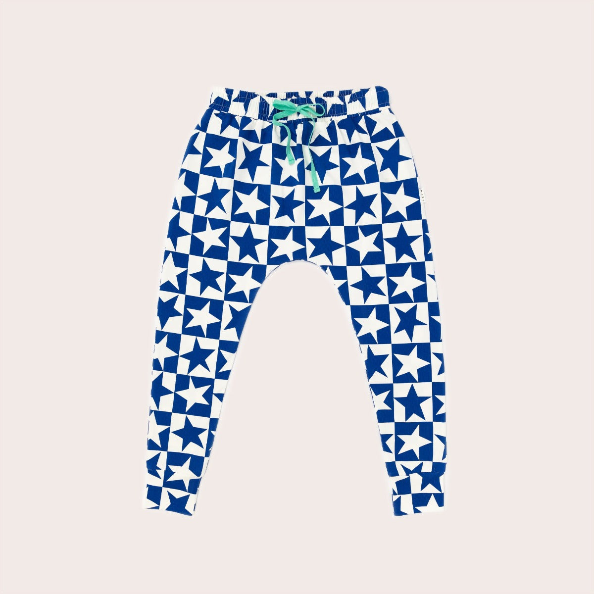 Blue Super Stars Harem Pants