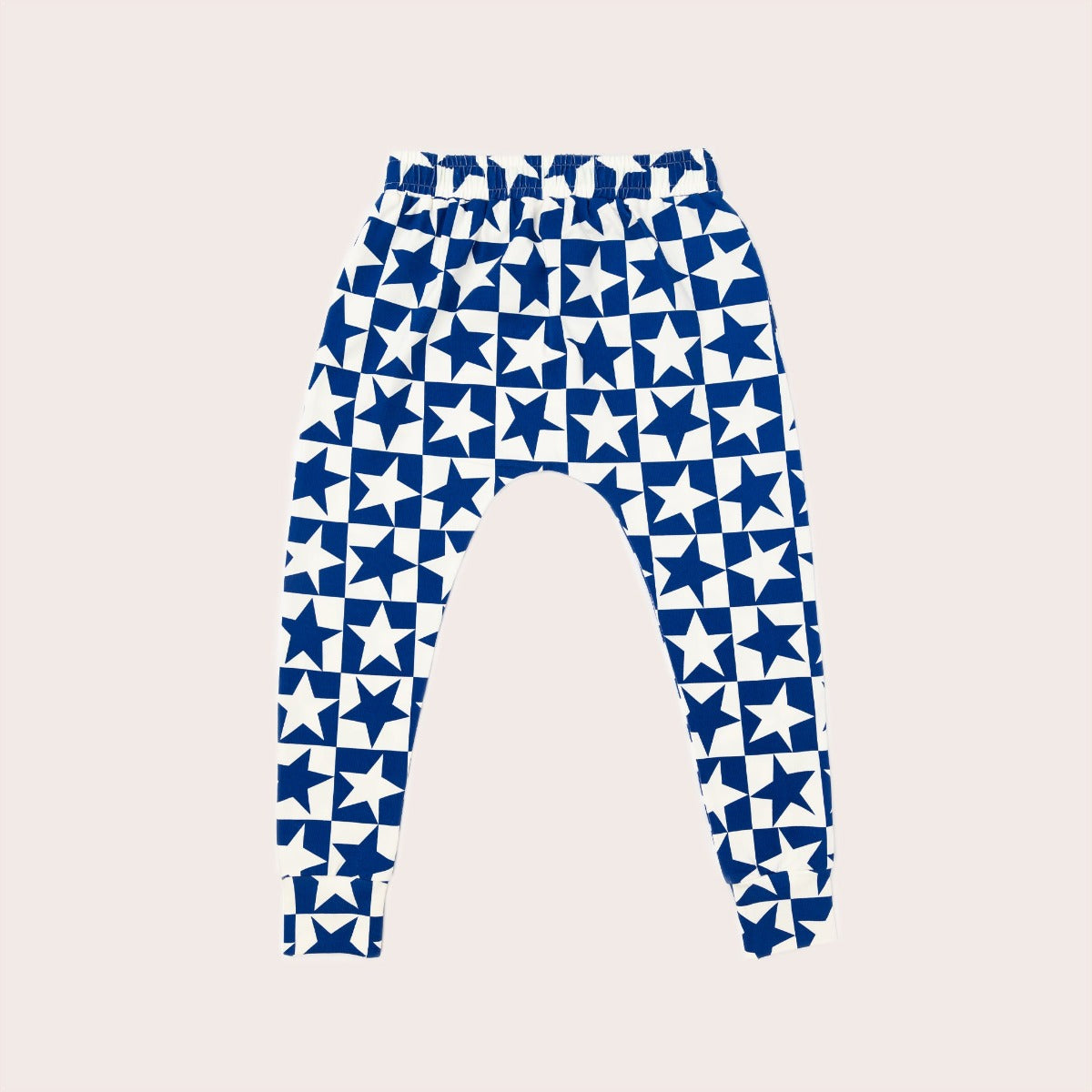 Blue Super Stars Harem Pants