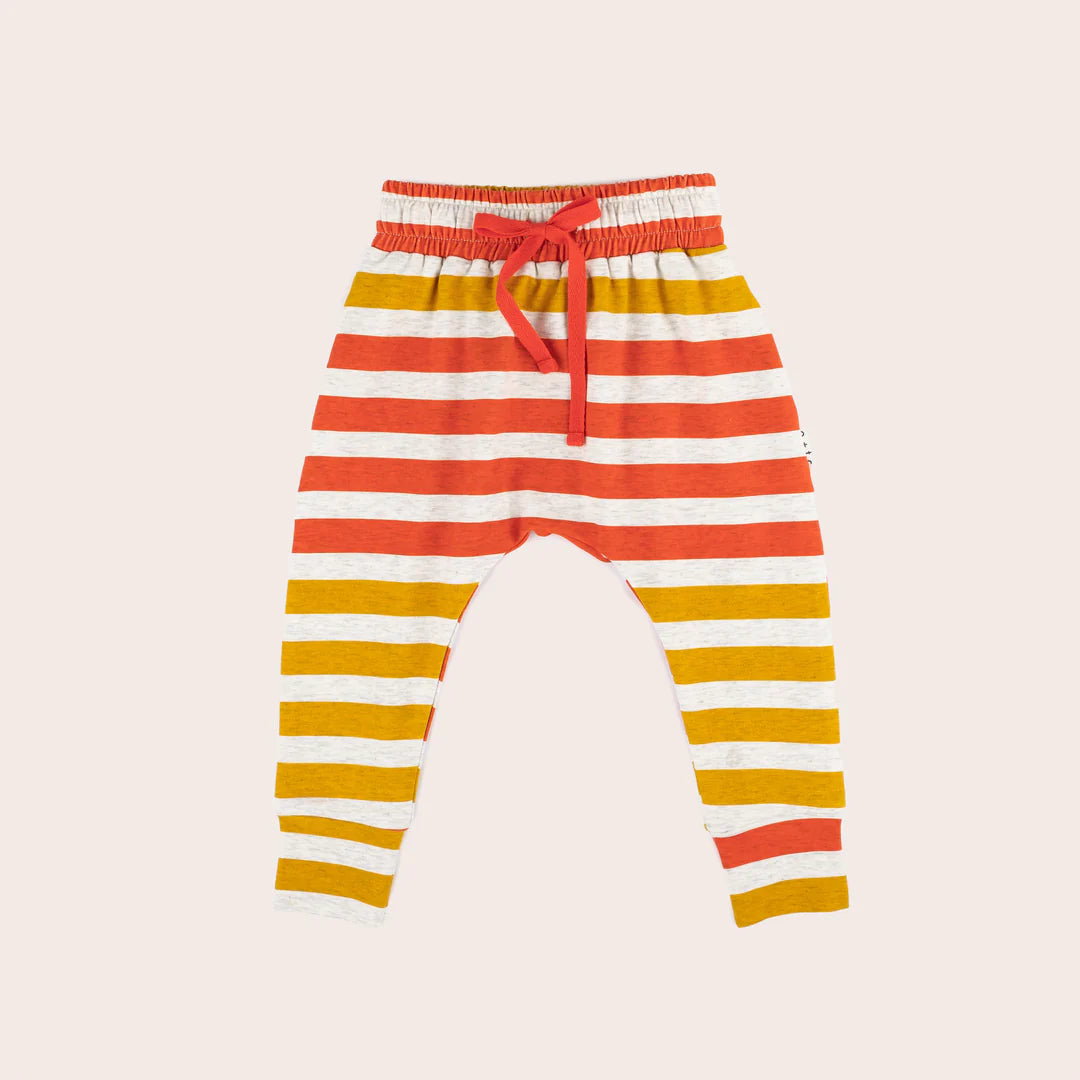 Duo Stripe Slim Fit Harem Pants