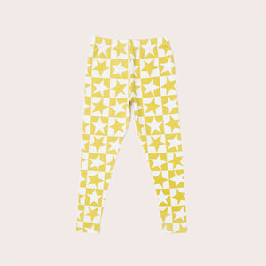 Yellow Super Stars Leggings