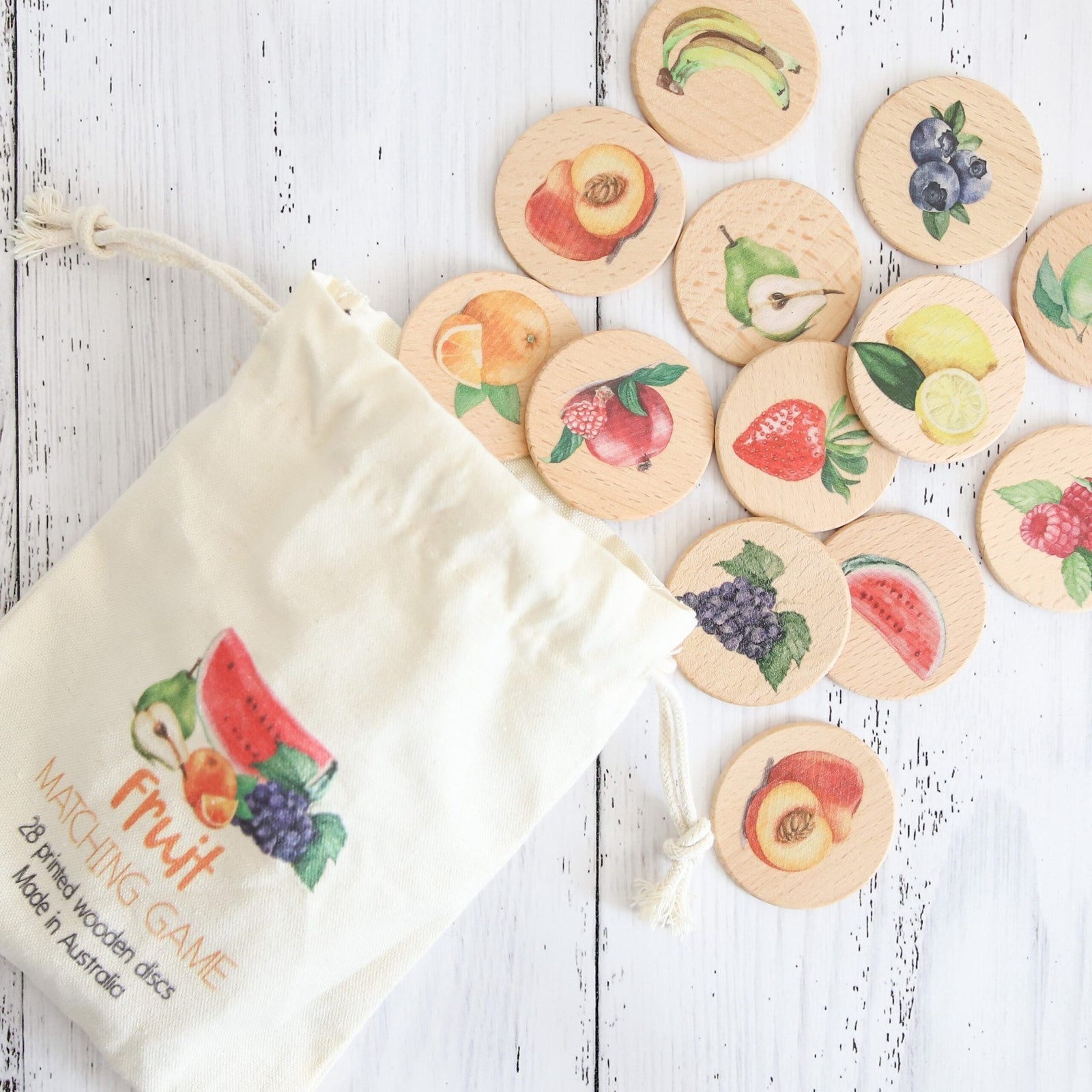 Memory Match Game - Fruit