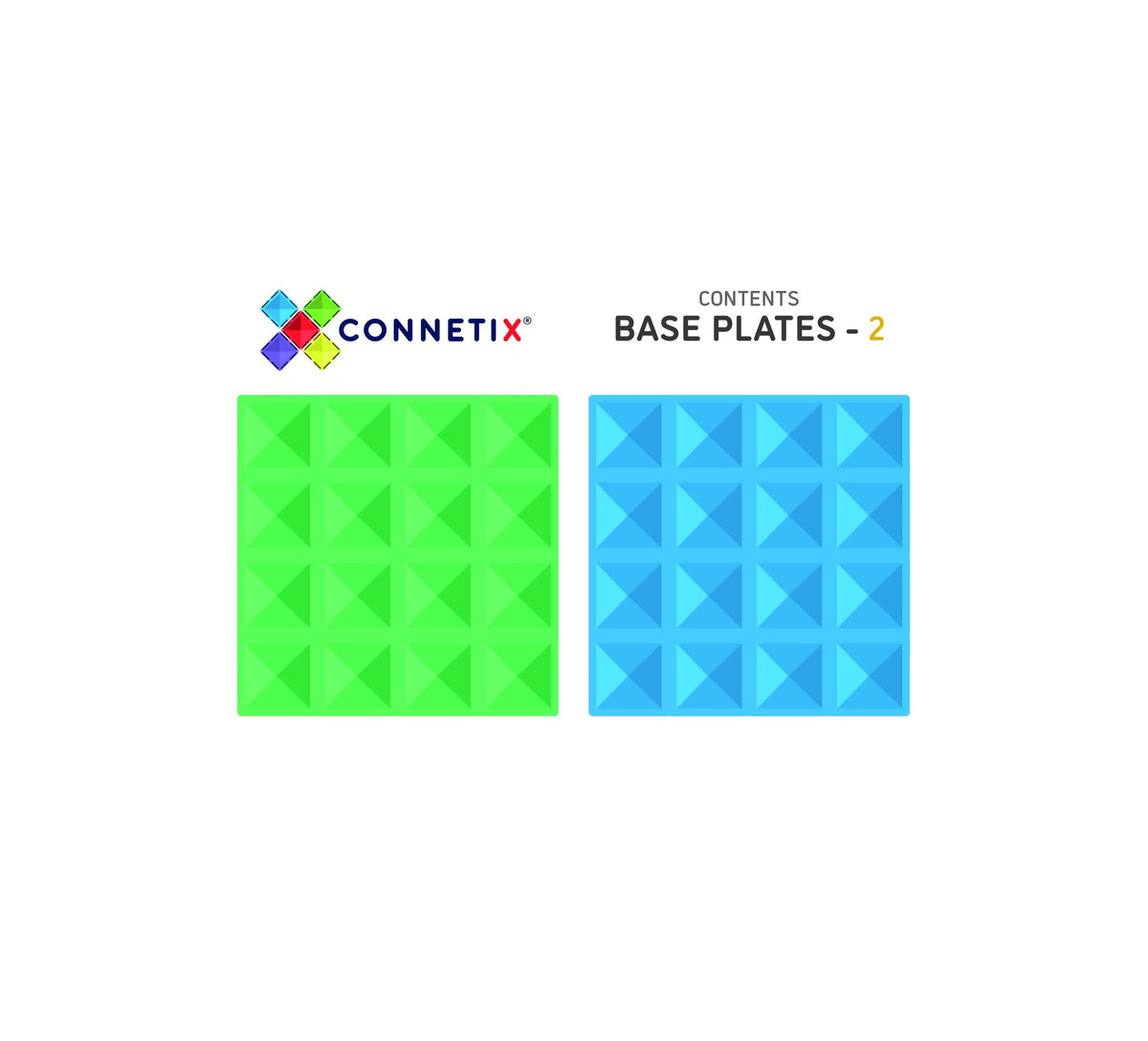 Rainbow Blue & Green Base Plate 2 Piece