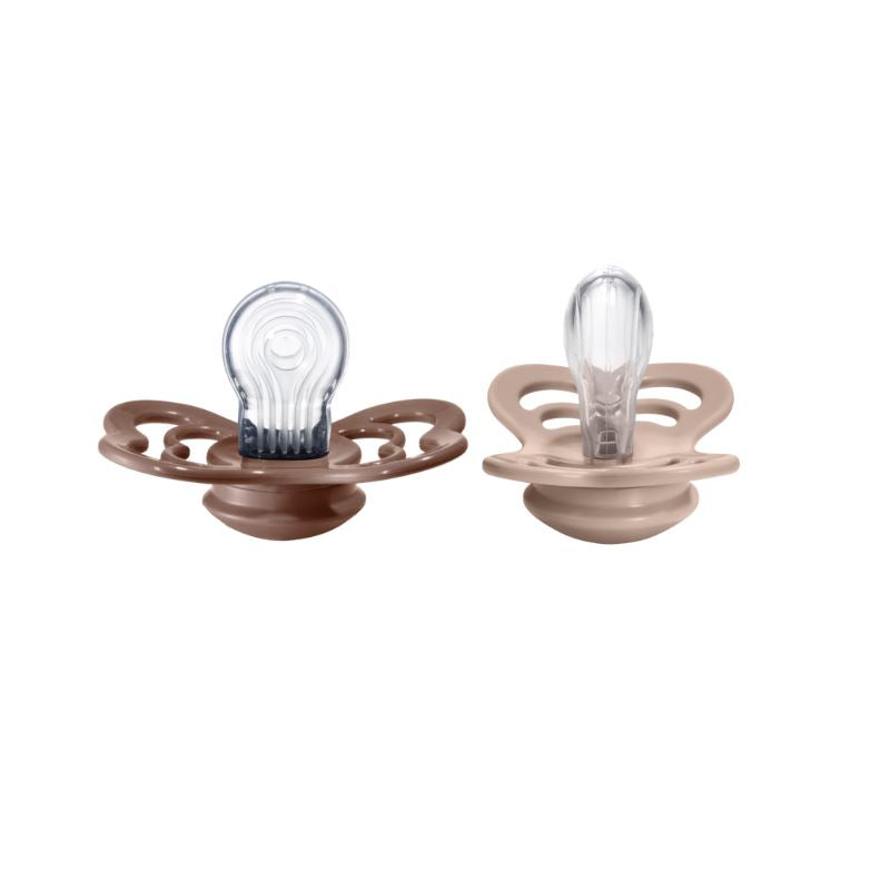 BIBS Supreme Silicone Pack (Woodchuck/Blush)