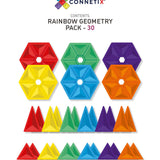 Rainbow Geometry Pack 30 Piece