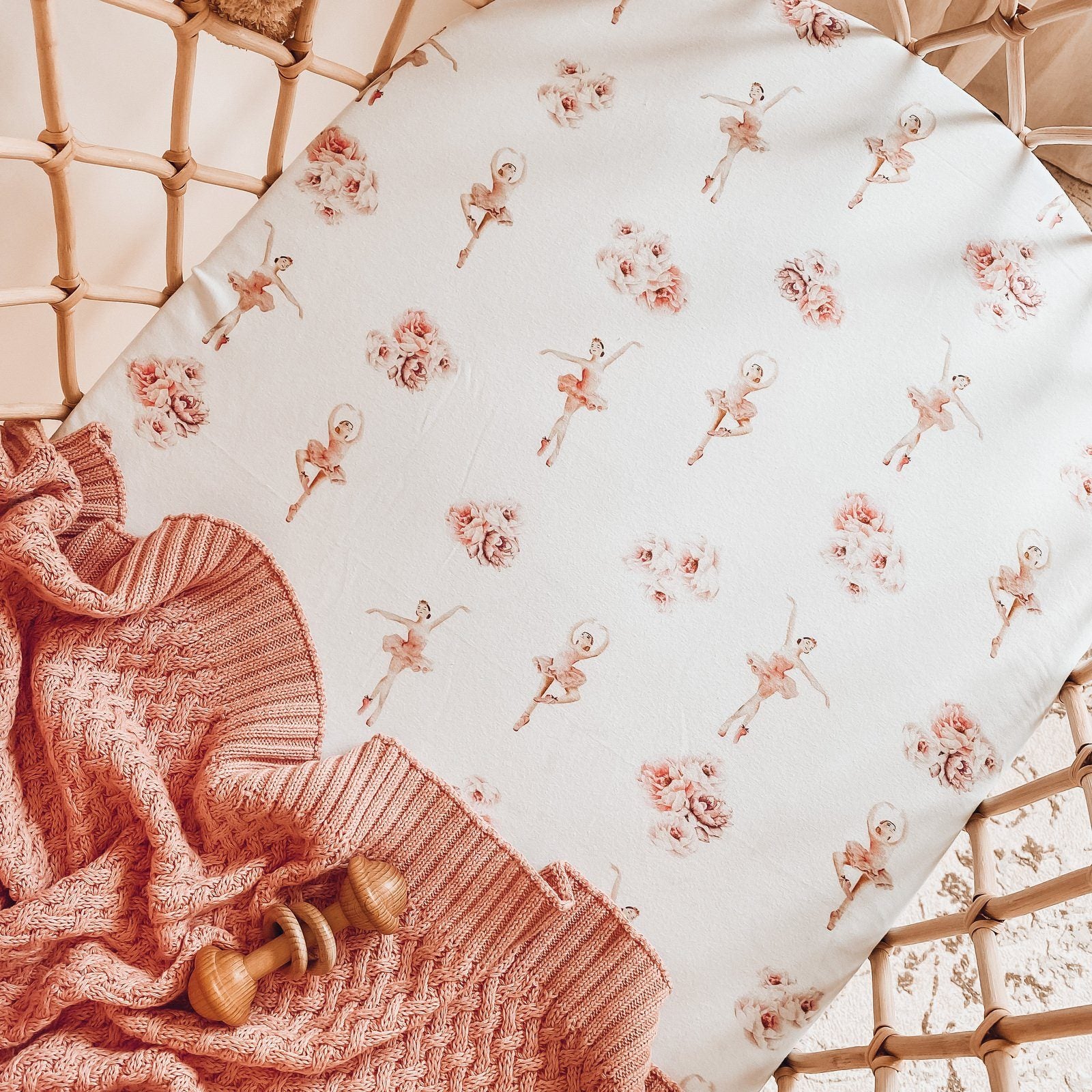 Ballerina Bassinet Sheet